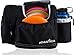 Athletico Disc Golf Bag - Tote Bag For Frisbee Golf - Holds 10-14 Discs, Water Bottle, and Accessories (Black)