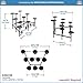 Minuteman International Cathedral Wrought Iron Hearth Fireplace Candelabra