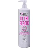 Noughty 97% Natural, To The Rescue Moisture Boost Conditioner, Sulfate Free Vegan Haircare, Hydrating Formula for Dry and Damaged Hair, with Sweet Almond and Sunflower Seed 33.8fl.oz