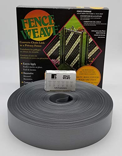 Pexco Original Brand Fence Weave 250' Roll - Made in The USA! (Silver)