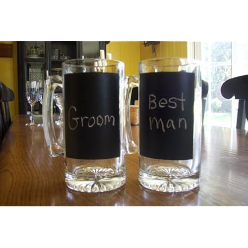 25oz Chalkboard Beer Mug Home & Kitchen, Kitchen & Dining, Dining & Entertaining, Glassware & Drinkware, Beer Mugs & Steins