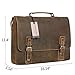 Jack&Chris men's Genuine Leather Briefcase 16