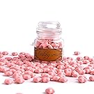 TELOSMA A Bottle of Star Sealing Wax Beads for Wax Stamp Seals, 100pcs,Pink
