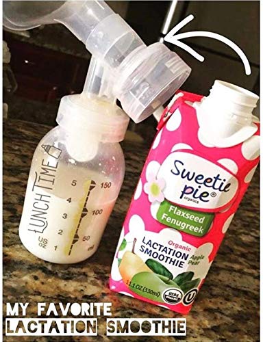 Sweetie Pie Organics Lactation Smoothie with Fenugreek for Lactation Support, to help Supplement Lactation to Breastfeeding Mothers, Healthier option than Lactation Cookies for Nursing Moms, 12ct - Thumbnail 2