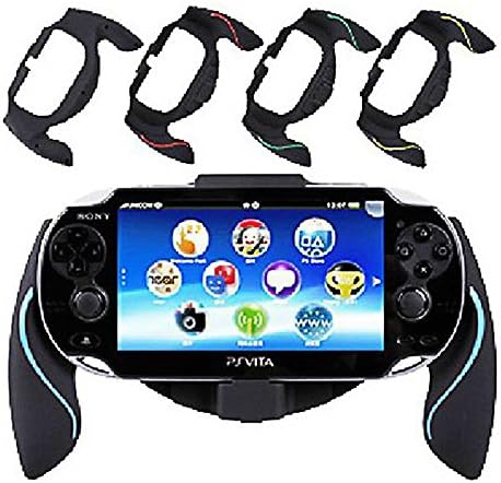 Wua Durable PS VITA Joypad Bracket Holder Handgrip Handle Grip Case for Playstation Vita 1000 Sony PSV(Blue)