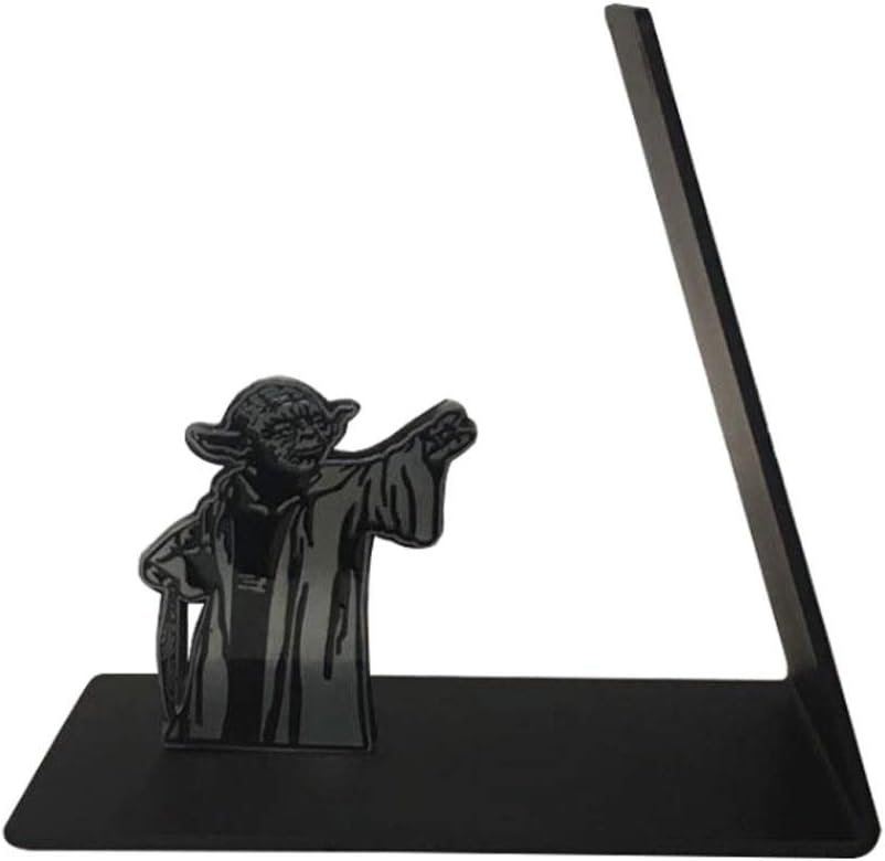 Bookend Bookends Creative Star Wars Metal Desk Stands Bookends Holder Home Decoration Office School Supplies Stationery Gift Student Non Slip Color Black Amazon Ca Home Kitchen