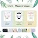 Benatu Green Clay Mask - 100% Natural & Organic Dead Sea Mud + Silicone Brush for Face [ACNE] 75g