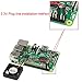 MakerFocus 4pcs Raspberry Pi DC Brushless Cooling Fan Heatsink Cooler Radiator Connector Separating One-to-Two Interface 3.3V 5V for Raspberry Pi 2/Pi 3/3B+ and Pi Zero/Zero W or Other Robot Project