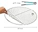 ZHOUWHJJ BBQ Stainless Steel 19.5 Inches Round Cooking Grate Cooking Grid Fit for Akorn Kamado Ceramic Grill and other Grills