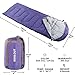 SOULOUT Envelope Sleeping Bag - 4 Seasons Warm Cold Weather Lightweight, Portable, Waterproof Compression Sack Adults & Kids - Indoor & Outdoor Activities: Traveling, Camping, Backpacking, Hiking