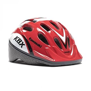 Kawasaki Casco Niño Talla M 50 – 52 cm Rojo (Cascos Junior)