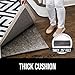 GORILLA GRIP Felt and Natural Rubber Stay in Place Slip Resistant Rug Pad, 1/4in Thick, 2x3 FT Protective Padding Under Area Rugs, Cushioned Gripper Pads, Carpet Runners, Hardwood Floors Protection