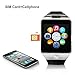 Yuntab SW01 Bluetooth Wrist Wrap Fitness Smart Watch Phone with Camera - Silver