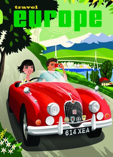 Travel Europe Puzzle, 1000-Piece