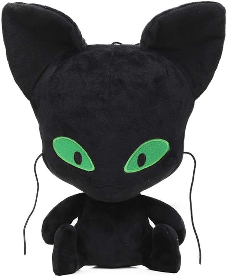 Detazhi Plagg and Tikki Plush Doll Pendant Keychain Ladybug Cat Noir Lady Bug Adrien Marinette Soft Stuffed Dolls (Color : 30cma)