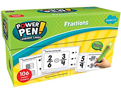 Teacher Created Resources Power Pen Learning Cards: Fractions (6463)