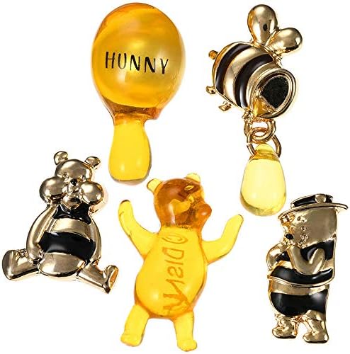 Amazon ディズニーストア 公式 プーさん ピアス セット Hunny Funny Sunny バレッタ クリップ 通販