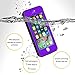 ImpactStrong Compatible with iPhone 7/8 Waterproof Case [Fingerprint ID Compatible] Slim Full Body Protection - Purple