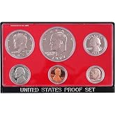 1977 S 6 piece set proof in original packaging from US mint Proof