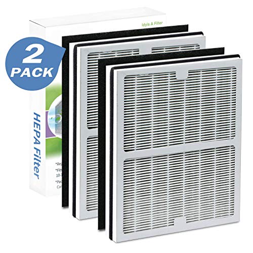 Buy 2 Pack IafH100A True Hepa & Carbon Filter Set For Idylis Air