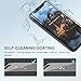 iPhone X Screen Protector, DAUPIN iPhone X Tempered Glass Screen Protector [Scratch Resistant] [Anti-Fingerprint] HD Clear Bubble Free Screen Protector Film for Apple iPhone X(Black 2)