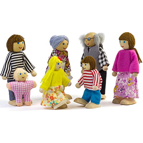poseable dollhouse family
