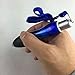 BeFirst Retractable Super Big Fat Pens with Black Gel Ink and Deep Blue Body for Arthritis and Hand Pain -Hanging Rope