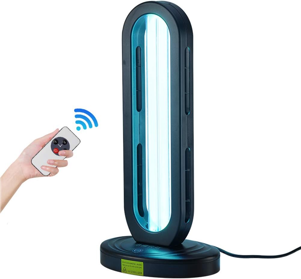 UV Germicidal Lamp with 360 Degrees Third Gear Timing, Remote Control Ultraviolet Light Home Lighting, Convenient for Home, Hotel, Business Trip, Office