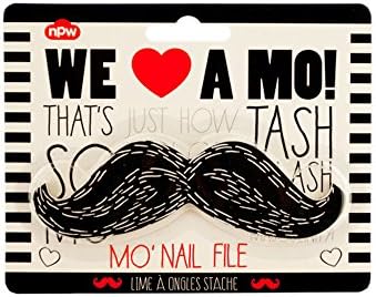 JT Cosmetics Black Mustache Nail File - 24 Pack