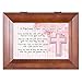 Cottage Garden Baptismal Prayer for a Sweet Girl Wood Finish Jewelry Music Box - Plays Tune You Are My Sunshine