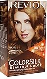 Revlon ColorSilk Beautiful Color Permanent Hair Color, 57 Lightest Golden Brown 1 Each (Pack of 5)