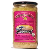 Wasabi Ginger GOURMET SAUERKRAUT - Organic & Kosher, 24 fl. oz., Raw Fermented, Unpasteurized, Probiotic. w/Minimum. 15 Flavors available!