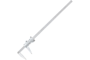 DRINYOUNG Stainless Steel Precision Vernier Caliper with Fine Adjustment,0-24" Range Calipers,Caliper Measuring Tool with 0mm-600mm Range,1/128 in,0.05mm Graduation(0-24"（with fine Adjustment）)