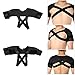 Double Shoulder Support Belt, Neoprene Adjustable Brace Correction Band for Protector Shoulder Injury Prevention and Help Recovery (S)