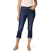 Levi Strauss Signature Gold Women's Mid-Rise Slim Fit Capris Stretch Denim (Also Available in Plus Size)