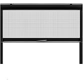 Metro Screenworks Custom Retractable Window Screens, Roll Away - Black | Retractable Screen for Single, Double-Hung, &amp; Slider Windows, Easy DIY Installation