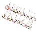 AVIRGO 16 pcs Zipper Pull / Zip pull Charms for Jacket Backpack Bag Pendant Set # 61-2