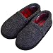 LA PLAGE Kids' Warm Soft Antiskid Slip On Household Bedroom Slippers Size Little Kid 2-3 US Gray