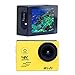 Sports Camera Video 4K WIFI Action Cam Underwater DV Camcorder HD 1080P 16MP 170 degree Wide-Angle Yellow