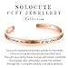 Solocute Sister Bracelet for Women Always My Sister Forever My Friend, Sister Gifts from Sister Jewelry for Birthday (You will always be the Sister of my Soul, the Friend of my Heart - RG)