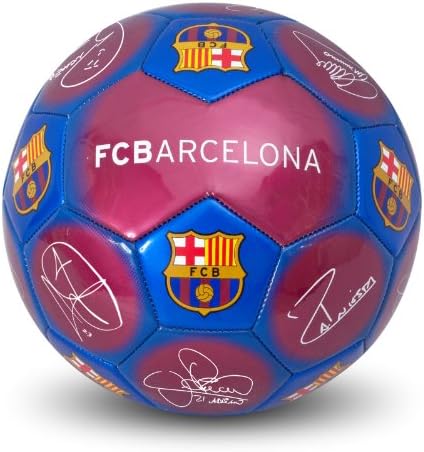 Balón de fútbol oficial firmado con el escudo del FC Barcelona ...