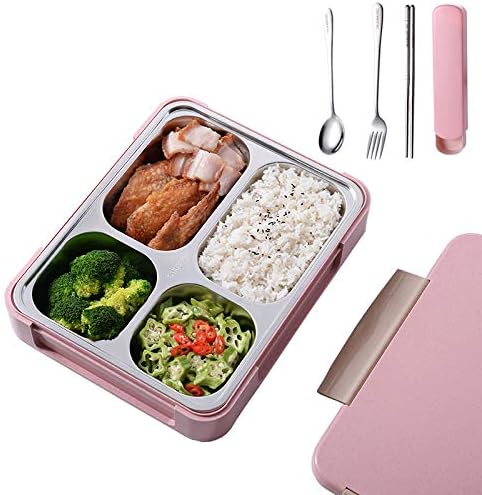 ふた付きの子供用お弁当箱 携帯用ステンレス製の絶縁された