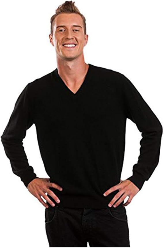 Amazon メンズ カシミヤ100 Vネックニット Citizen Cashmere セーター 通販