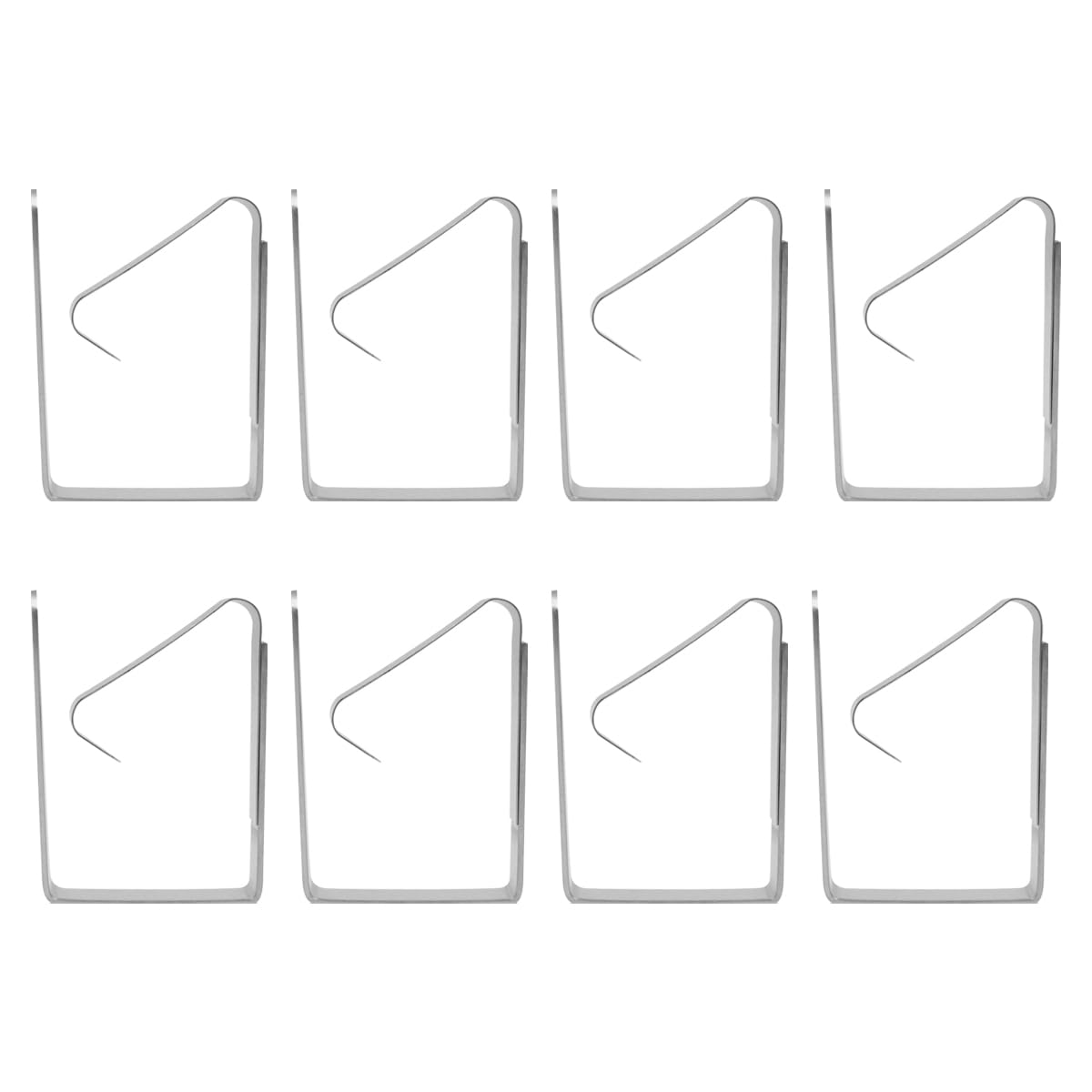 ZONADAH 8PCS Desk Tablecloth clamp Metal Tablecloth Clips Stainless Steel Table Cloth Clip Tablecloth Weights Fixing Clip for Tablecloth Table Skirt