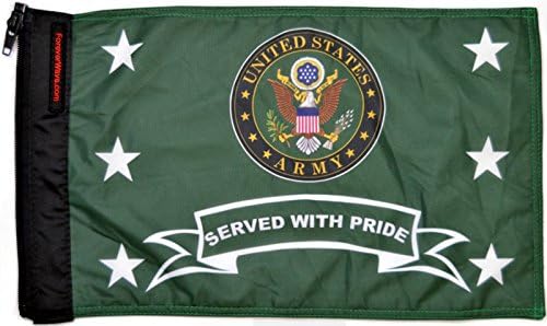 Forever Wave United States Army Served With Pride Flag