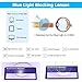 Mamjoin Blue Light Blocking Glasses, 2 Pack Anti Eyestrain Computer Glasses UV Filter Blue Light Blocker Glasses for Men Women, Square Frame & Clear Lens, Non Prescription Screen Bluelight Glasses