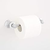 Signature Hardware 446871 Pendleton Double Post Toilet Paper Holder - Chrome