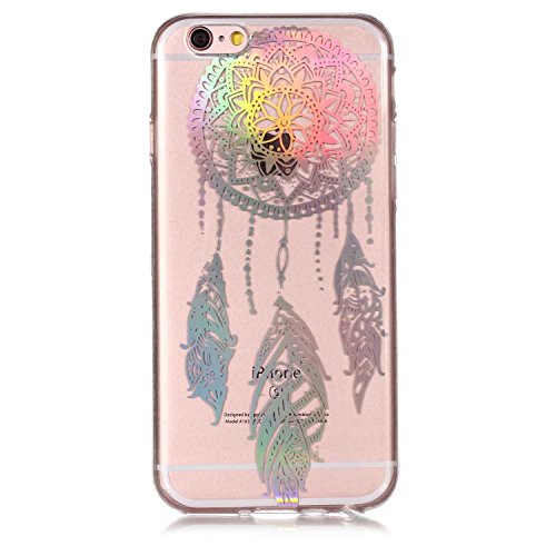 Fashion iPhone 6 / iPhone 6s Case, UNEXTATI Clear Design Printed TPU Soft Transparent Bumper Anti-Scratch Case Cover for Apple iPhone 6 / iPhone 6s, Dreamcatcher