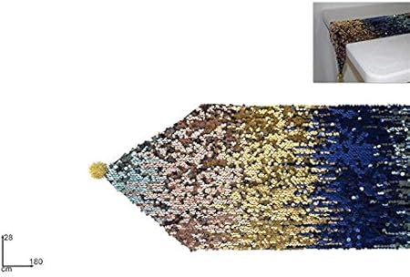 Centrotavola Natalizi Amazon.Dueesse Striscia Runner Centrotavola Natalizio 28 X 180 Cm Blu Oro Decorazioni Tavola Per Natale Amazon It Casa E Cucina