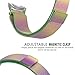 MoKo Gear S2 Watch Band, Milanese Loop Stainless Steel Mesh Bracelet Smart Watch Strap + Connector for Samsung Gear S2 SM-R720 & SM-R730 Smart Watch (NOT FIT Gear S2 SM-R735), Colorful